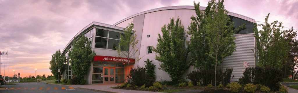 Photo panoramique de l'aréna Jean-Rougeau