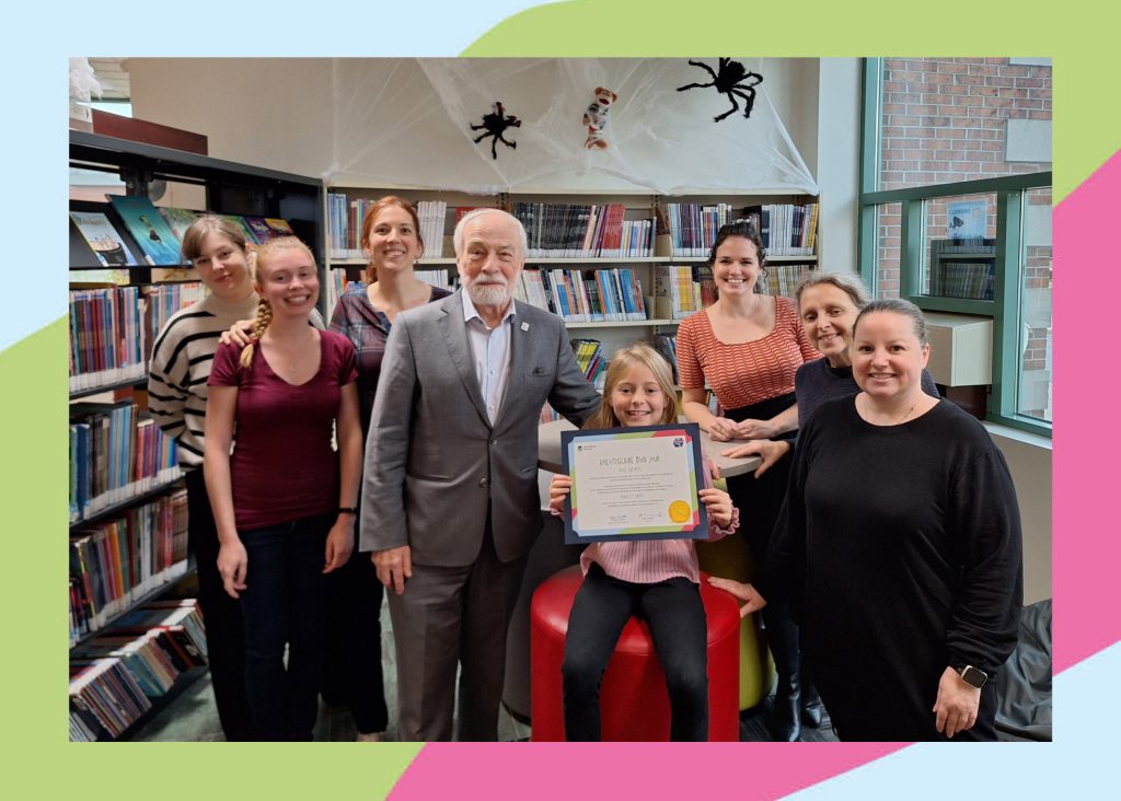 Bibliothécaire d’un jour : Une journée spéciale pour une jeune Grandbasiloise!